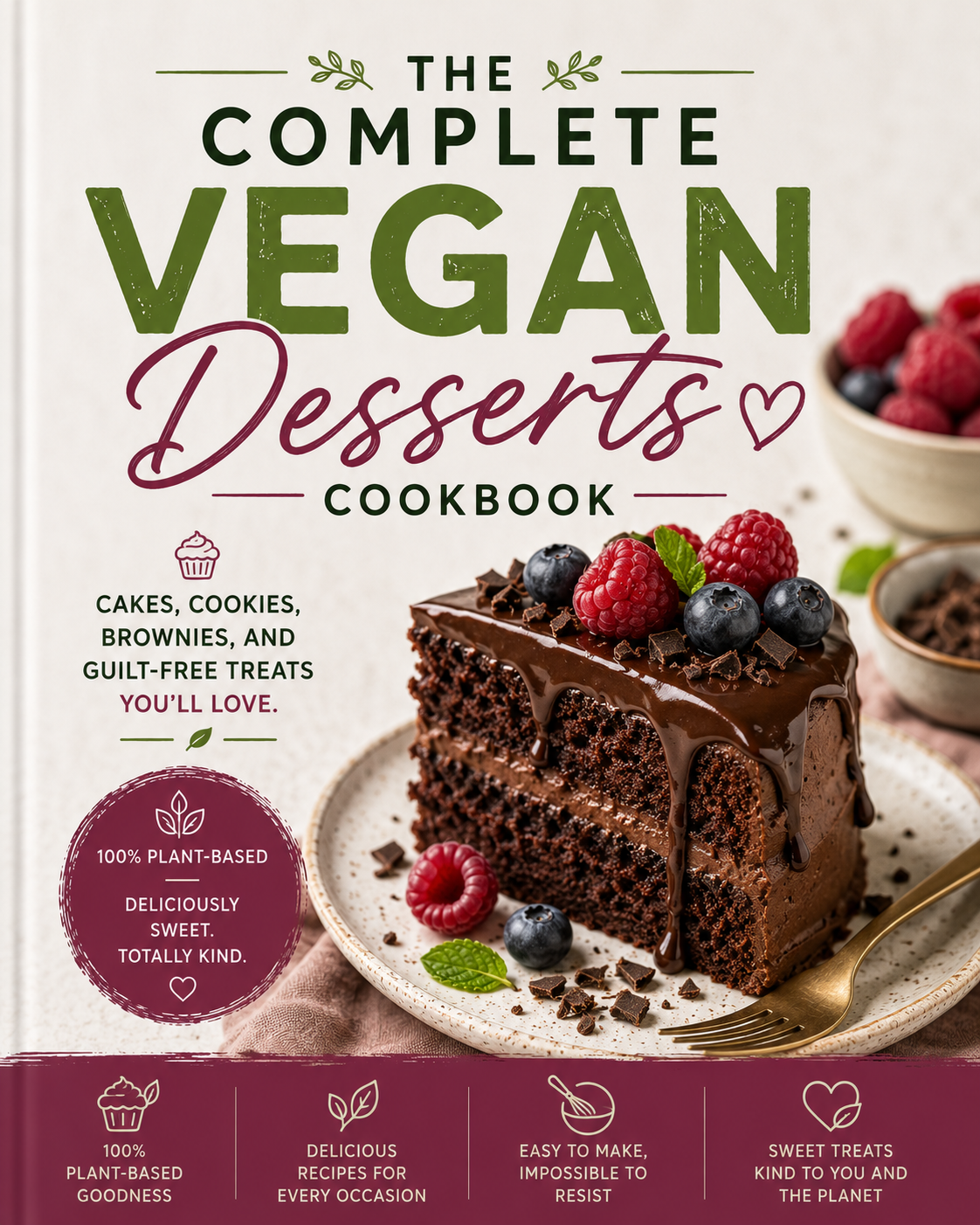 The Complet Vegan Desserts CookBook